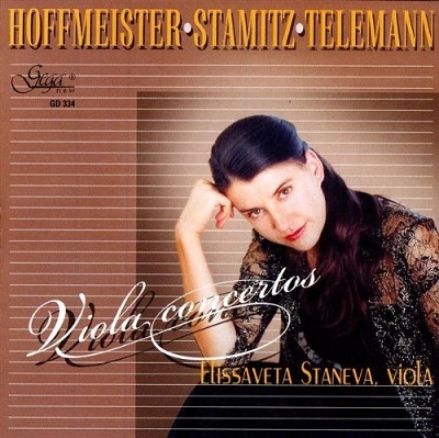 Viola Concerto - Hoffmeister, Stamitz,Telemann / Elissaveta Staneva(va), Nayden Todorov(cond), Thracian Chamber Orchestra 