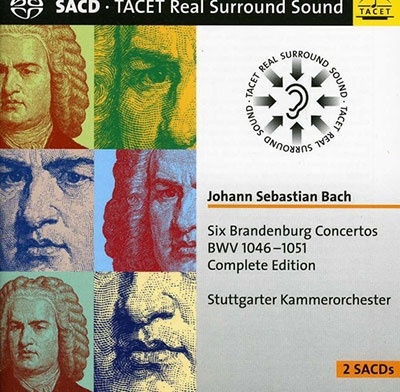 ȥåȥȼɸ/J.S.Bach 6 Six Brandenburg Concertos BWV 1046-1051 Complete Edition / Stuttgart Chamber Orchestra[TACET101SACD]