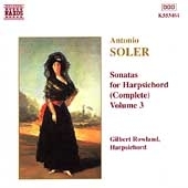 Soler Sonatas for Harpsichord Vol 3 / Gilbert Rowland[8553464]