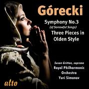 桼ꡦΥ/Gorecki Symphony No.3, 3 Pieces in Olden Style[ALC1204]