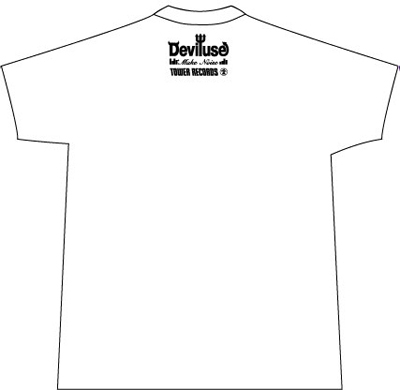 TOWER RECORDS × RED LINE TOUR 2011 × DeviluseコラボTシャツ White/Mサイズ