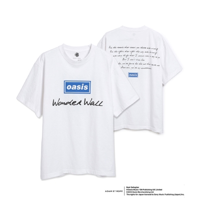 Oasis/Wonder wall 半袖T-shirt (Black)/Lサイズ