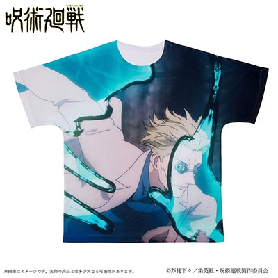 呪術廻戦 ポートレイトフルグラフィックTシャツ 五条 悟 XLサイズ