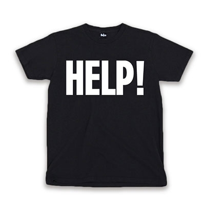 The Beatles HELP! T-Shirt(ブラック)/Lサイズ