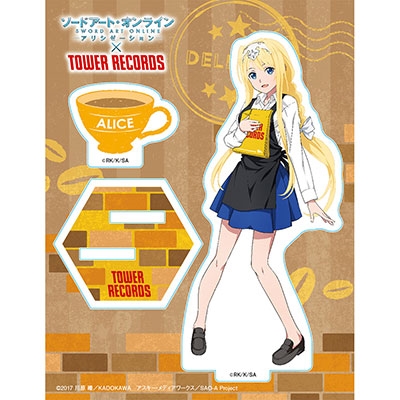 ソードアート・オンライン アリシゼーション × TOWER RECORDS アクリルスタンド アリス