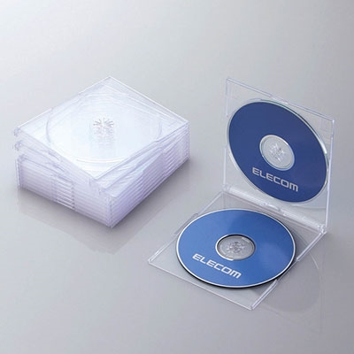 ELECOM CD/DVDॱ(2Ǽ)(10ѥå)/ꥢ[CCD-JSCSW10CR]