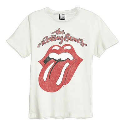 Rolling Stones Vintage Tongue White T-shirts