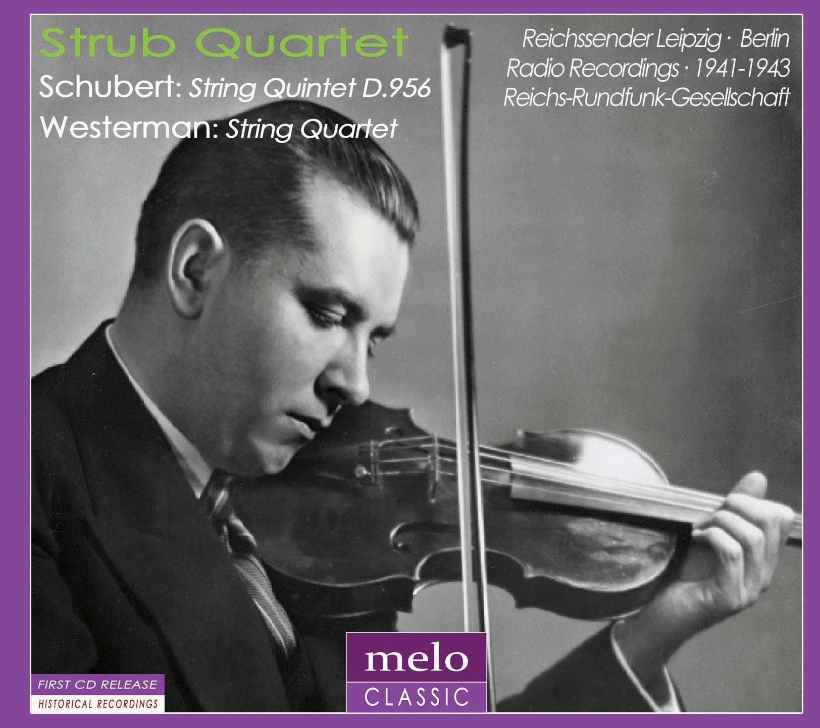 Strub Quartet plays Schubert and Westerman Strub Quartet plays Schubert and Westerman