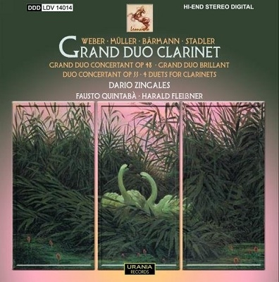 ꥪĥ󥬥쥹/Works for Clarinet Duo - Weber, Muller, Barmann, Stadler[LDV14014]