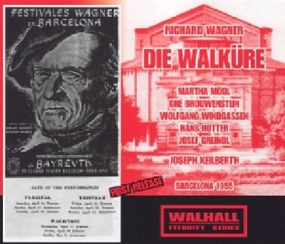 WAGNER:DIE WALKUERE (4/27/1955):JOSEPH KEILBERTH(cond)/BAMBERG SO/GRE BROUWENSTIJN(S)/WOLFGANG WINDGASSEN(T)/ETC WAGNER:DIE WALKUERE (4/27/1955):JOSEPH KEILBERTH(cond)/BAMBERG SO/GRE BROUWENSTIJN(S)/WOLFGANG WINDGASSEN(T)/ETC