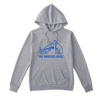 Nipper ロゴプルオーバーパーカー Lサイズ グレー ブルー