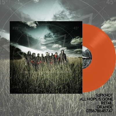 Slipknot/All Hope Is Gone (Limited Edition 180gram 2LP Orange Vinyl)ס[7567864574]