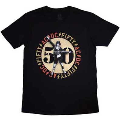 AC/DC Gold Emblem T-Shirt