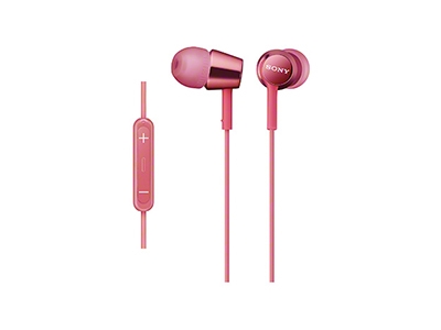 Sony Ipod Iphone Ipad対応 密閉型インナーイヤーレシーバー リモコン付 Mdr Ex150ip Pink