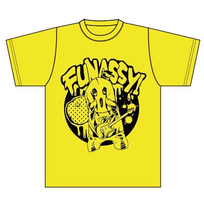 ふなっしーメタルロック T-shirt Yellow/Sサイズ