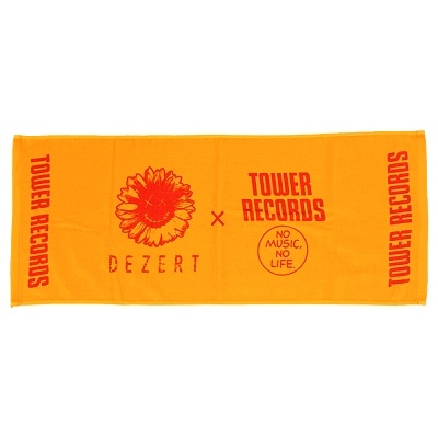 DEZERT × TOWER RECORDS タオル