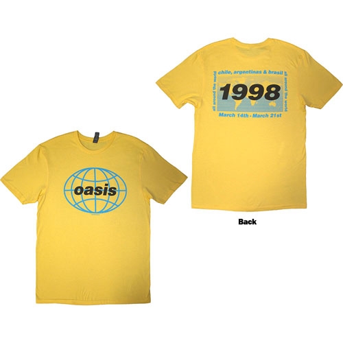 Oasis/Oasis 1998 World Tour - South America (Yellow) M[OASTS-43MYM]