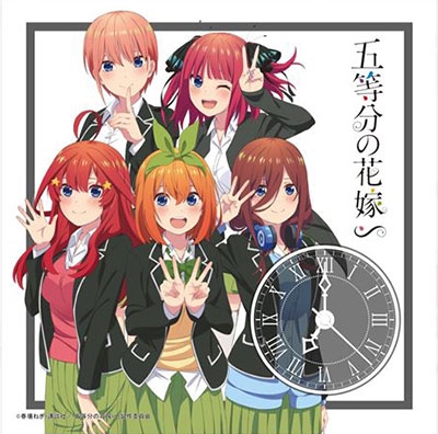 五等分の花嫁∽ アクリル時計 中野四葉