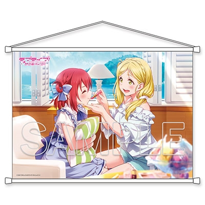 『ラブライブ!サンシャイン!!』 B2タペストリー Aqours 鞠莉&ルビィ