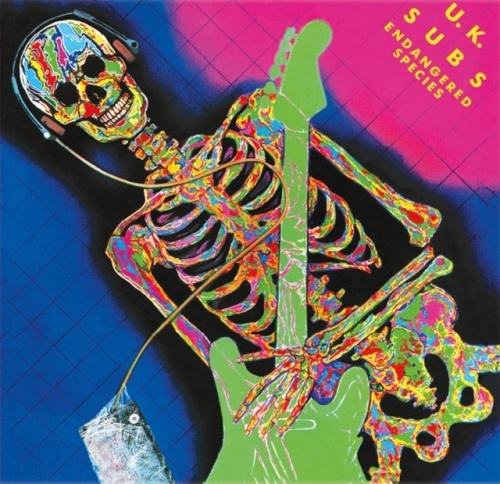 U.K. Subs/Endangered SpeciesSunburst Yellow/Red Vinyl[MICR024UK]