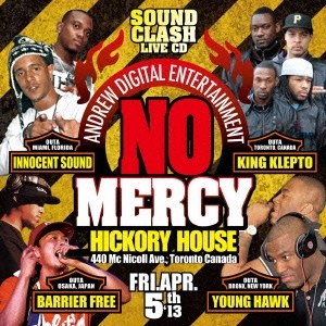 NO MERCY -SOUND CLASH- LIVE CD