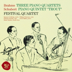 ブダペスト四重奏団&G・セル ブラームス&シューベルト ピアノ五重奏曲(ワシントン国会図書館 1945、46年録音) 輸入盤(BRIDGE)
