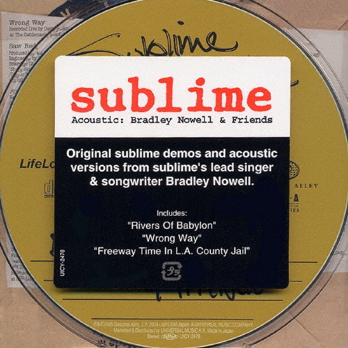 サブライム・アコースティック～ブラッドリー・ノウェル・アンド・フレンズ