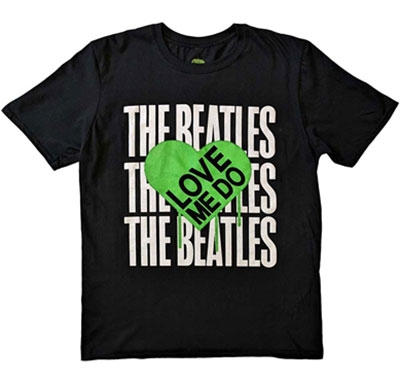 The Beatles Love Me Do Graffiti Heart T-Shirt