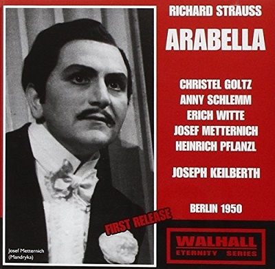 R.STRAUSS:ARABELLA (12/19/1950):JOSEPH KEILBERTH(cond)/BERLIN STATE OPERA ORCHESTRA & CHORUS/ETC