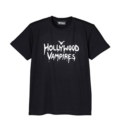 Hollywood Vampires Logo Print Tee BLACK SIZE S