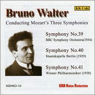 壮年ブルーノ・ワルターのモーツァルト三大交響曲