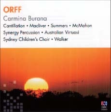 Orff: Carmina Burana (For Voices, Two Pianos and Percussion)