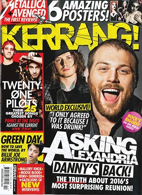 KERRANG 2016年11月5日号 KERRANG 2016年11月5日号