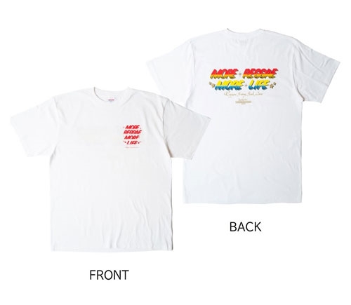 MORE REGGAE, MORE LIFE. T-shirt White Lサイズ