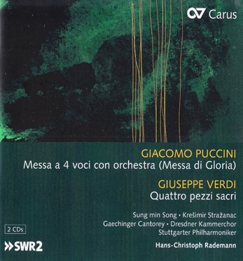 プッチーニ: グローリア・ミサ、ヴェルディ: 聖歌四篇 プッチーニ: グローリア・ミサ、ヴェルディ: 聖歌四篇