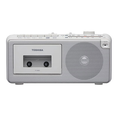 東芝 ラジオカセットレコーダー TY-XKR1 グレー[TY-XKR1]