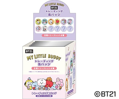 BT21 トレーディング缶バッジ(BOX-SET)