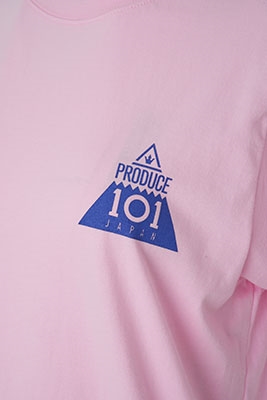 PRODUCE 101 JAPAN THE GIRLS 』 レベルテスト-半袖Tシャツ(ピンク)Lサイズ