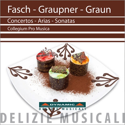 쥮ࡦץॸ/Concertos, Arias, Sonatas - J.F.Fash, J.C.Graupner, J.G.Graun[DM8015]