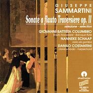 Sammartini: Sonatas for Traversflute and Continuous Bass Op.2 - Selections