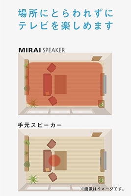 ミライスピーカー(MIRAIS-12 BOXY2) 黒