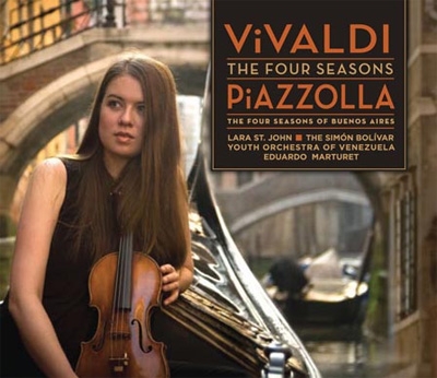 Vivaldi: The Four Seasons; Piazzolla: The Four Seasons of Buenos Aires / Lara St. John, Eduardo Marturet, Simon Bolivar Youth Orchestra of Venezuela, etc