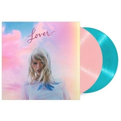 Taylor Swift Lover - Pink & Blue Vinyl - Sealed US 2-LP vinyl set