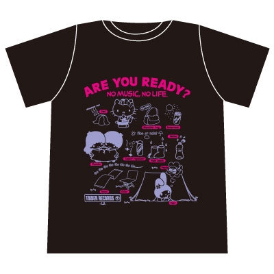 SANRIO 50th × TOWER RECORDS T-shirt Tower Records Sanrio 50Th T-Shirt JPN Limited Edition Rare