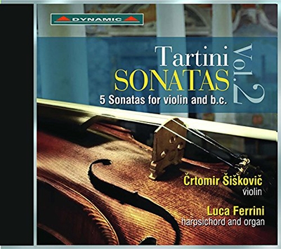 ȥߡ롦å/Tartini Sonatas Vol.2 - 5 Sonatas for Violin and B.C.[CDS7775]