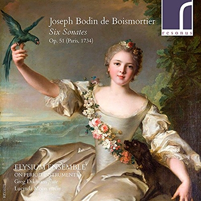 エリジウム・アンサンブル/ボワモルティエ: 6つのソナタ集 Op.51 (1734年 パリ)