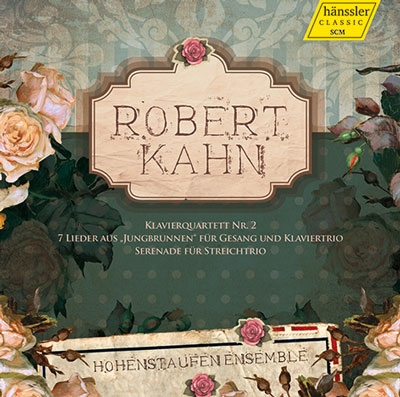 ۡ󥷥奿إ󡦥󥵥֥/R.Kahn Piano Quartet No.2, 7 Lieder aus 