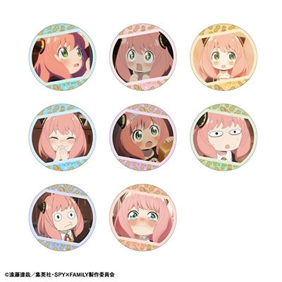 SPY×FAMILY ピックキャラトレーディングホログラム缶バッジ アーニャ (全8種ランダム)[4550432091856]