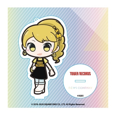 GEMS COMPANY × TOWER RECORDS スタンド付きアクリルキーホルダー 一文字マヤ GEMS COMPANY × TOWER RECORDS スタンド付きアクリルキーホルダー 一文字マヤ