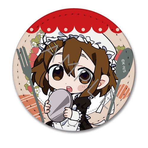 けいおん!』 レザーバッジ(丸形) SA(平沢 唯)